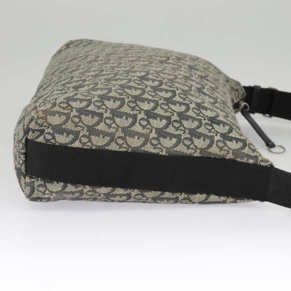 Christian Dior Trotter Canvas Shoulder Bag Navy Silver Auth bs19758 - Picture 4 of 16